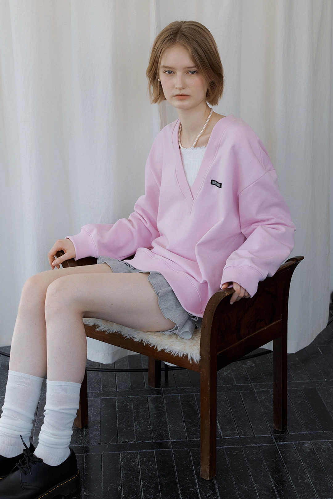 모어댄라이크 [2차]LAYERED LACE MTM - PINK 상품 이미지 1