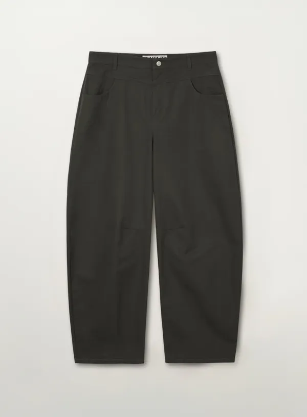[RIIZE\'s Pick] Cotton Curved Pants - Khaki