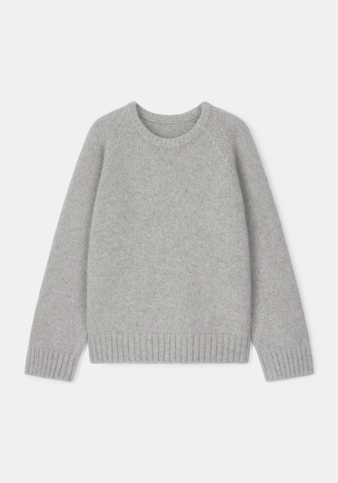 이브세이지 Hairy loose-fit knit (Light grey) 상품 이미지 1