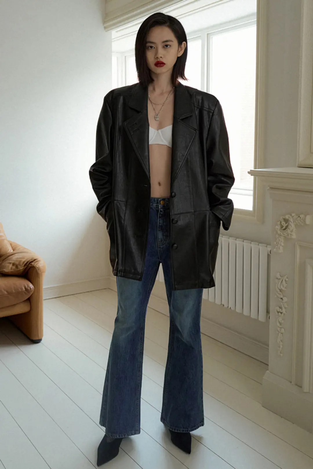 오버듀플레어 INDIGO BOOTCUT DENIM PANTS_INDIGO 상품 이미지 2