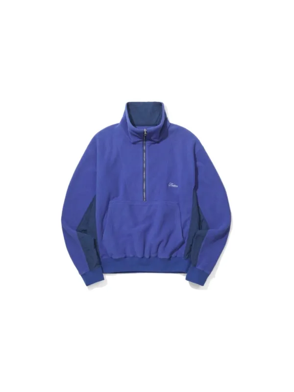 Fleece Panel Half-Zip Up Blue_F263TS09 - FRITUR(프리터)