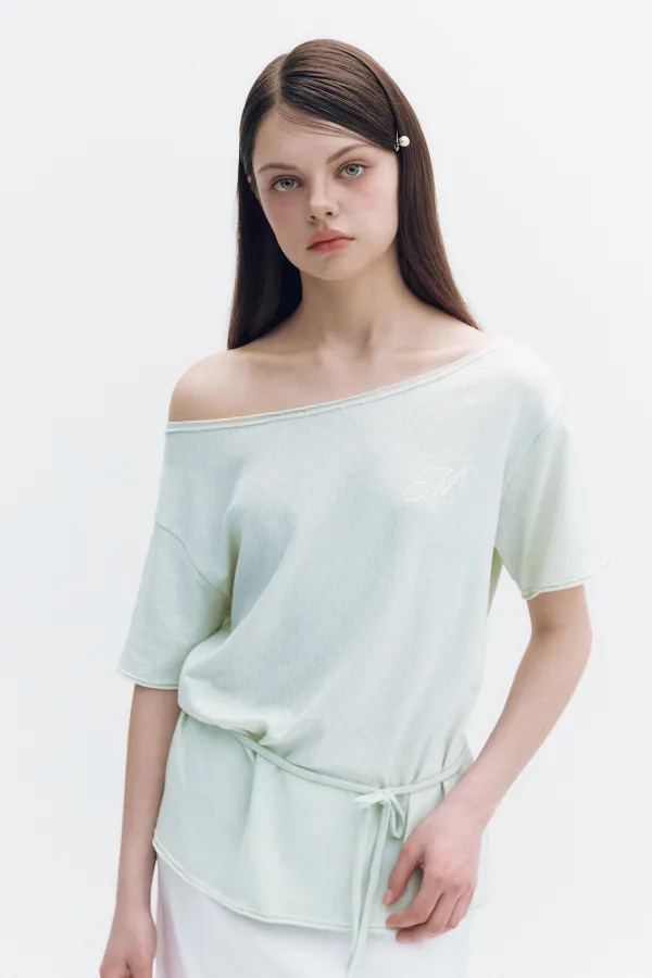 Two Way Off Shoulder Top Mint