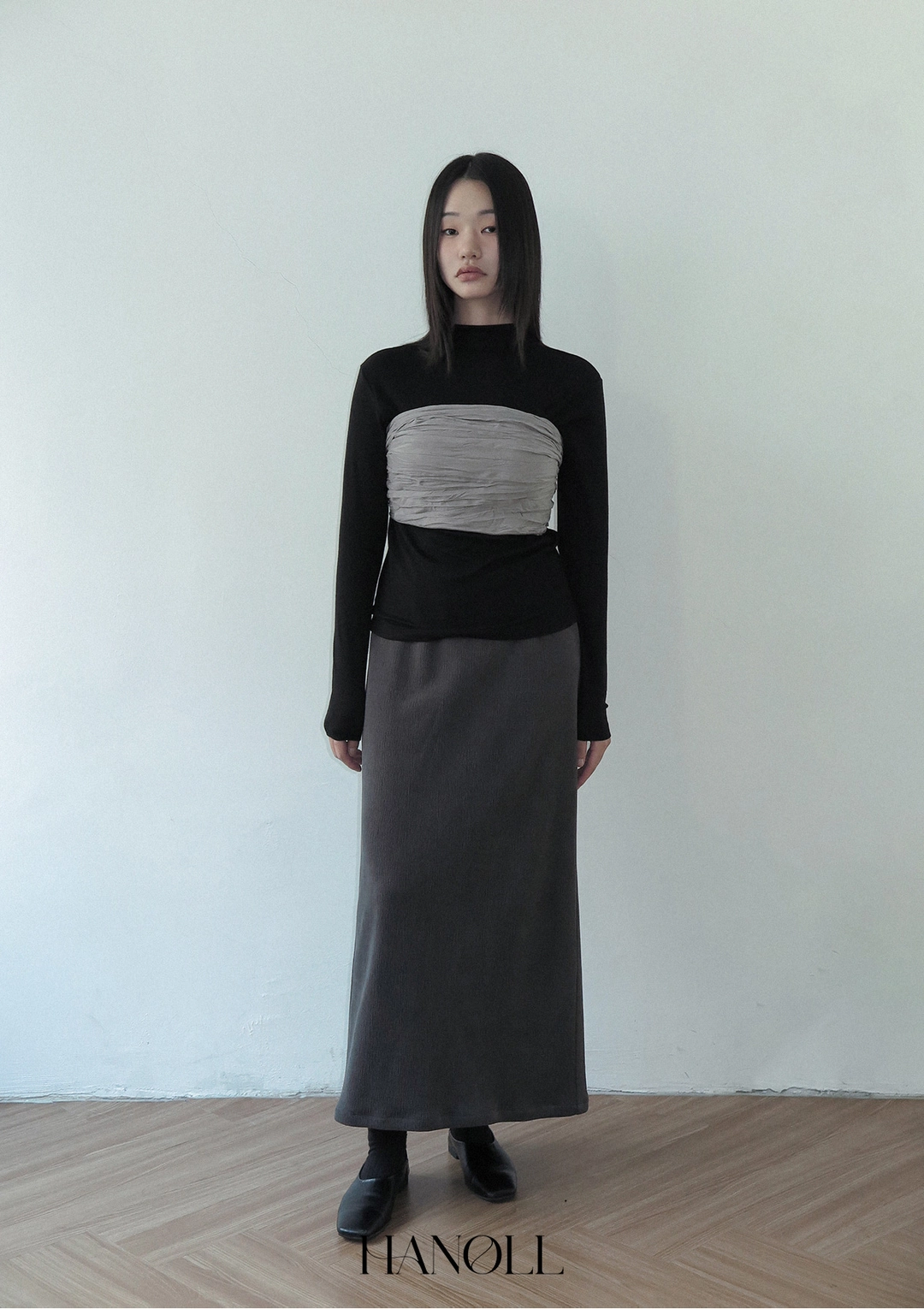 한올 Tree Skirt (Charcoal) 상품 이미지 2