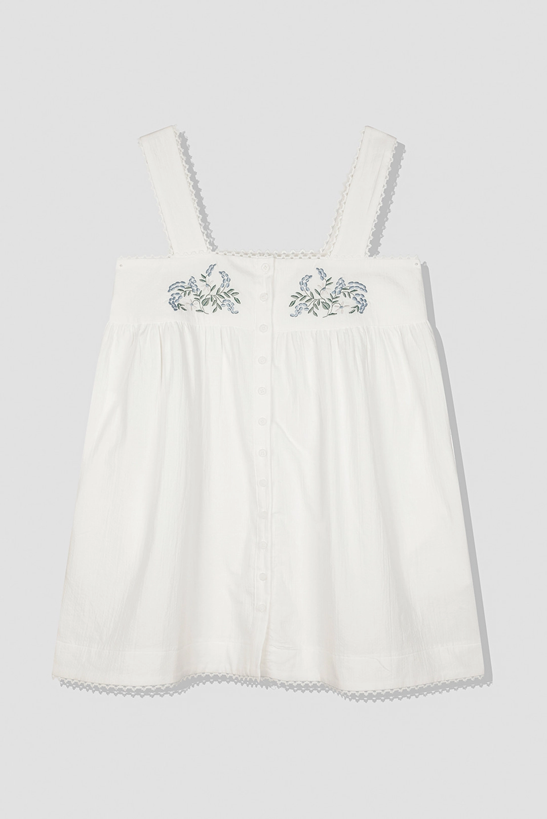 브렌다 브렌든 monet layered dress - ivory 상품 이미지 1