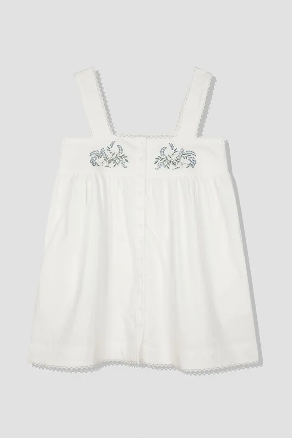 monet layered dress - ivory