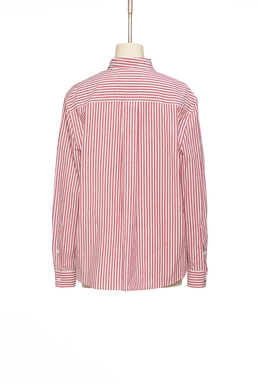 푸쉬버튼 PS26 RED STRIPE ASYMMETRIC COLLAR SHIRT 상품 이미지 3
