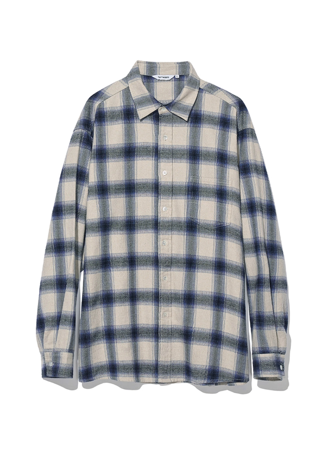 파르티멘토 Vintage Plaid Check Shirts_Navy 상품 이미지 1