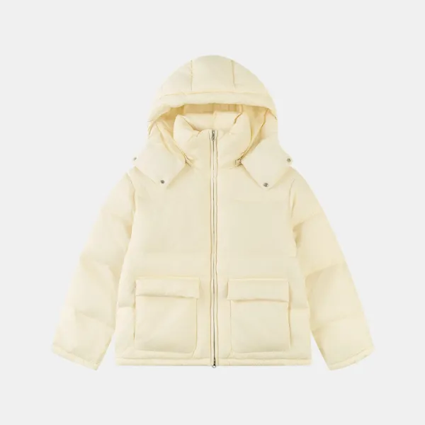 SIOT4161 덕다운 빅포켓 후드 패딩_Yellow