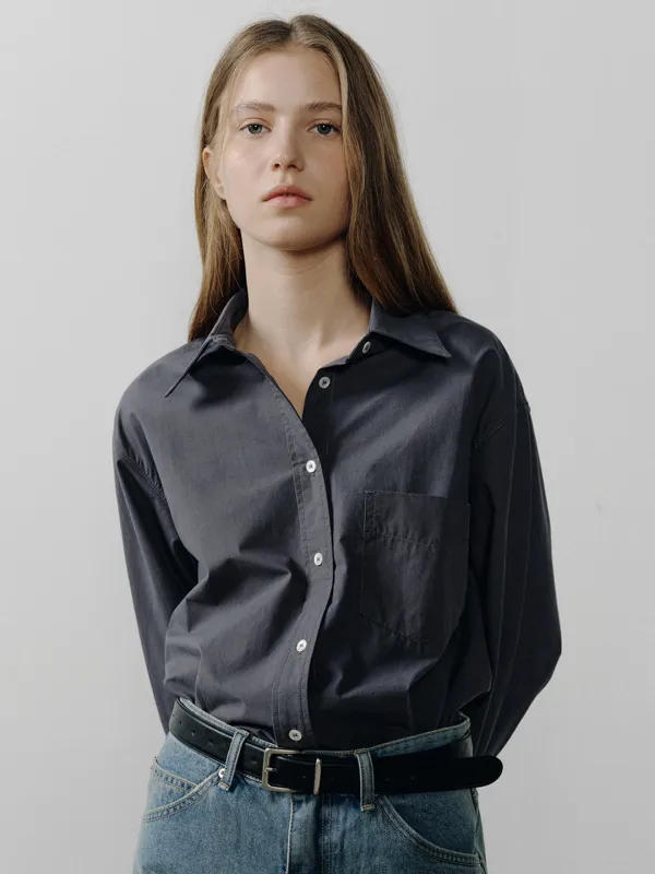 [EXCLUSIVE] COTTON PAPER SHIRTS_2COLOR