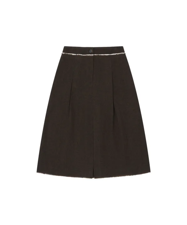 P3328 페이블 스커트_Brown