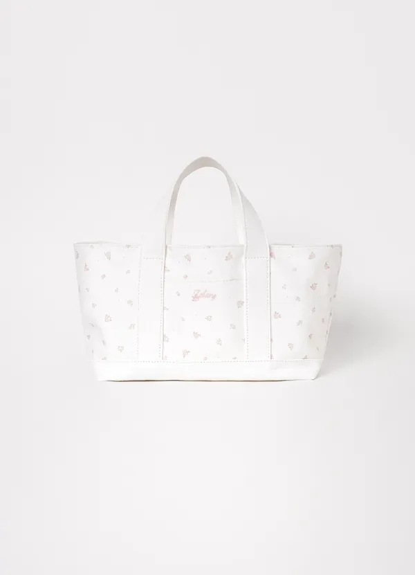 Floral Cotton Tote Bag