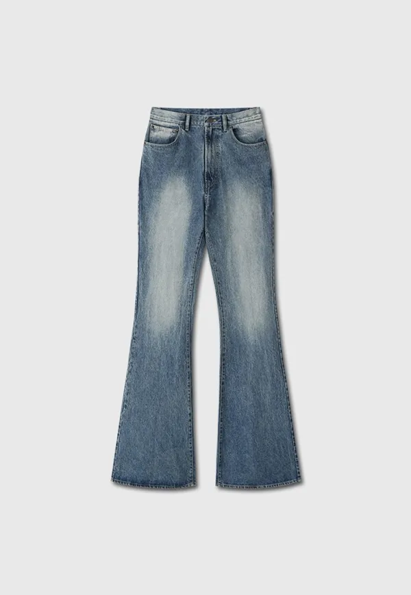 Bootcut Denim Pants_ Washed Blue