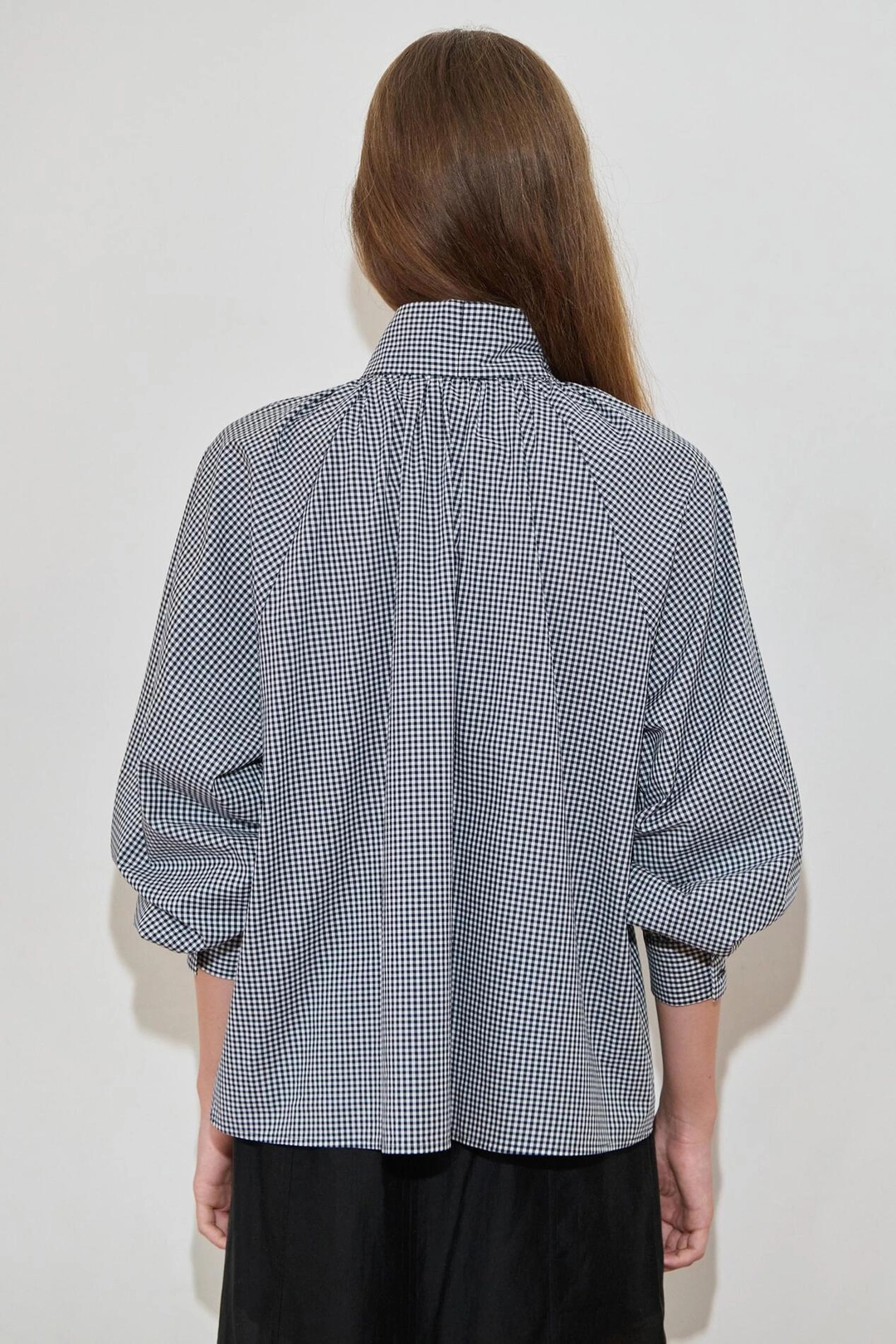 시눈 Big Ribbon Tie Blouse (Navy) 상품 이미지 3