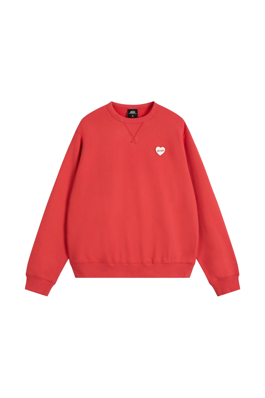 이미스 HEART RUBBER PATCH SWEATSHIRT-RED 상품 이미지 1