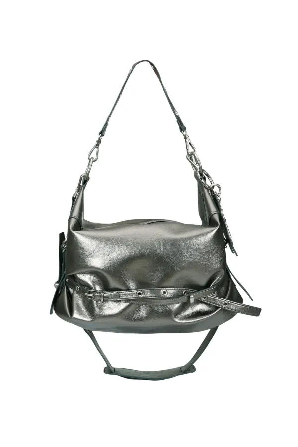 [2차 재입고] 슬라우치 백 & 키링 세트 slouchy bag (metal) & keyring set