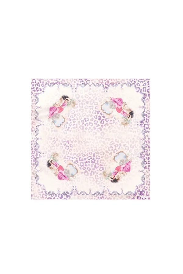 LEOPARD CLASSIC SCARF (PINK)