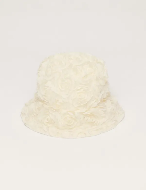 Gypsy Rose Bucket Hat (Cream)