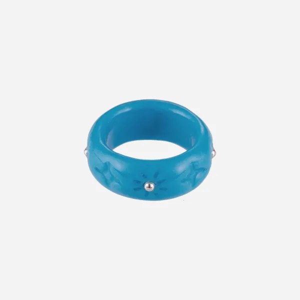 poppy ring-blue