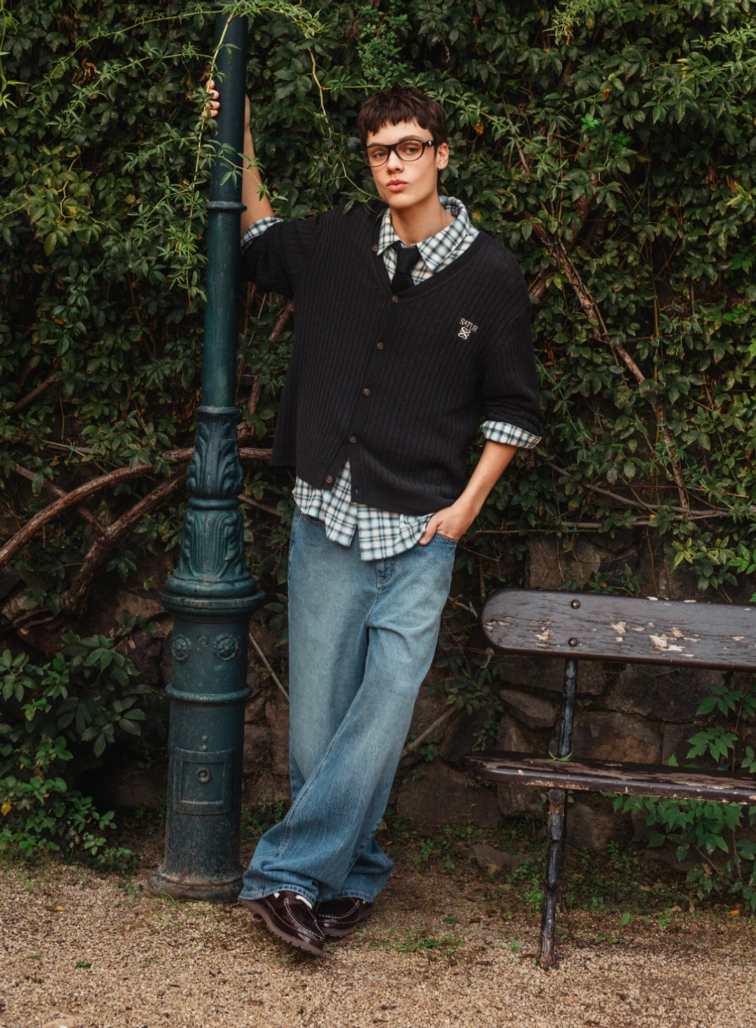 세터 Faro Linen Cardigan - Black 상품 이미지 3