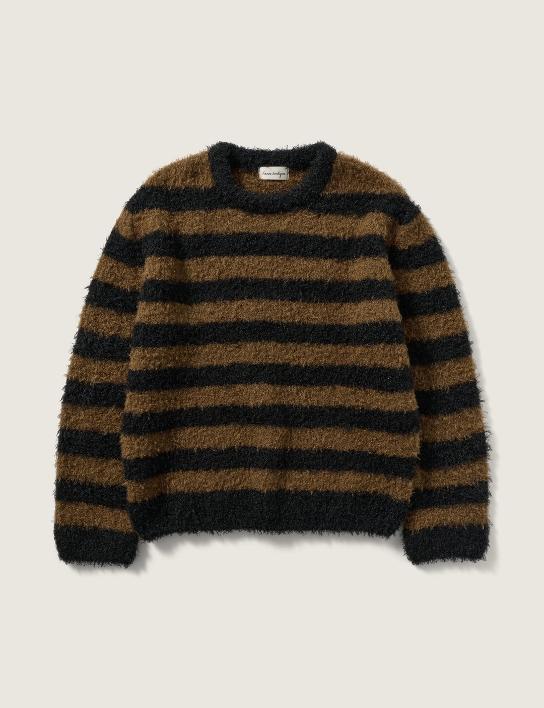 시엔느 Fog Stripe Knit (Brown) 상품 이미지 1