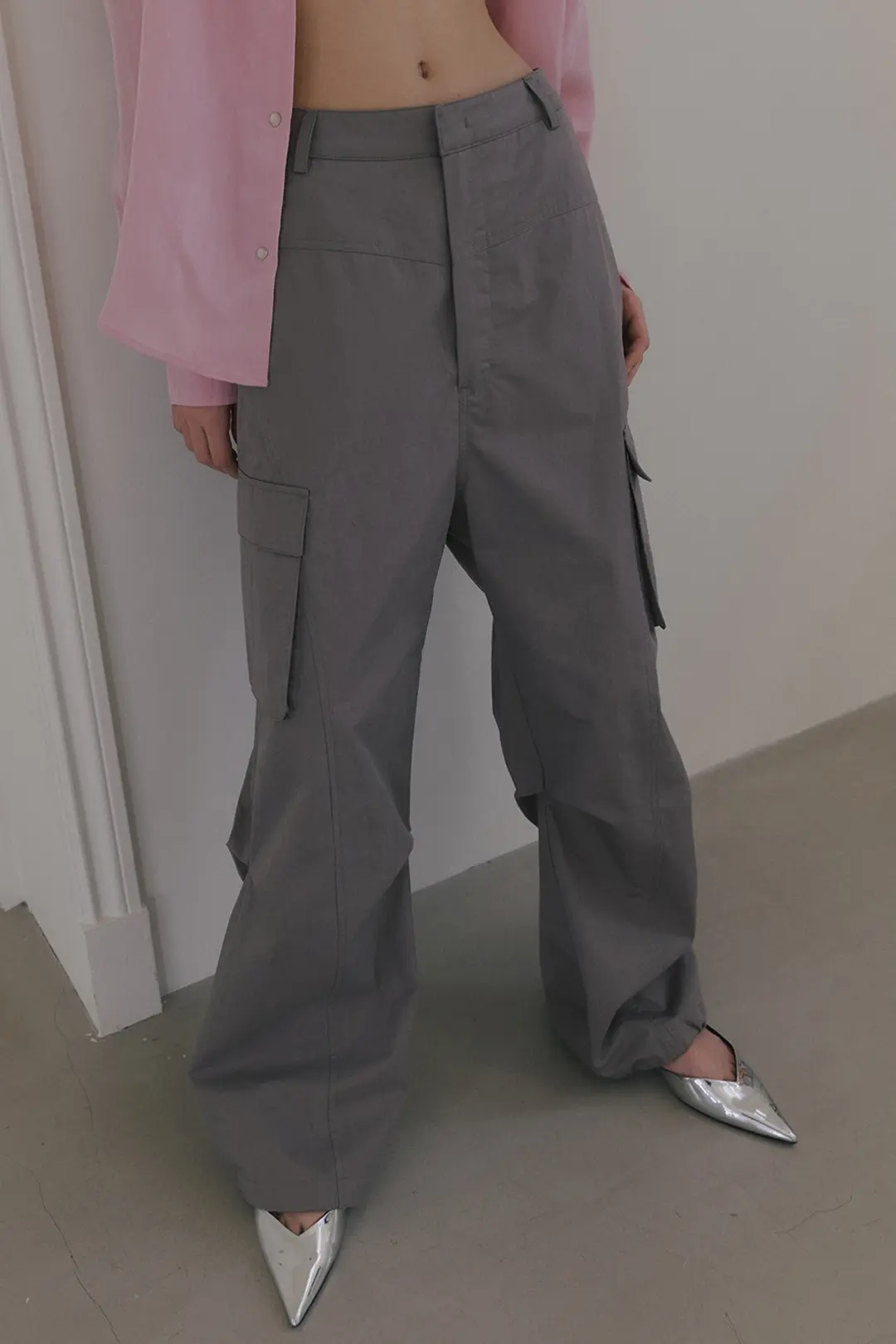 오버듀플레어 POCKET CARGO PANTS_GREY 상품 이미지 2