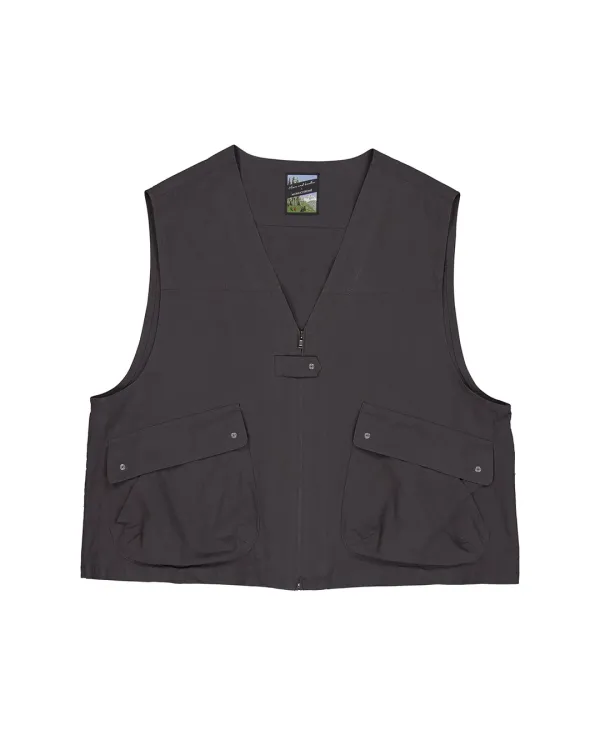 shui cotton vest (charcoal)