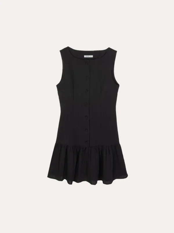 미에트 보트넥 원피스[BLACK]*오늘 출발