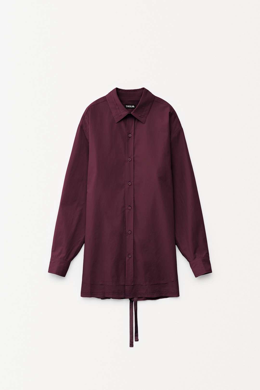 더일마 Stu Long Strap Shirt wine 상품 이미지 1