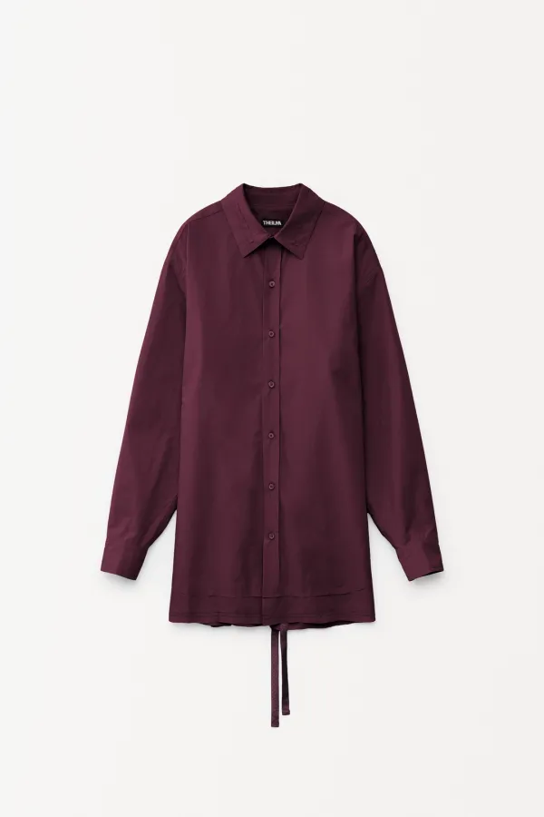 Stu Long Strap Shirt wine