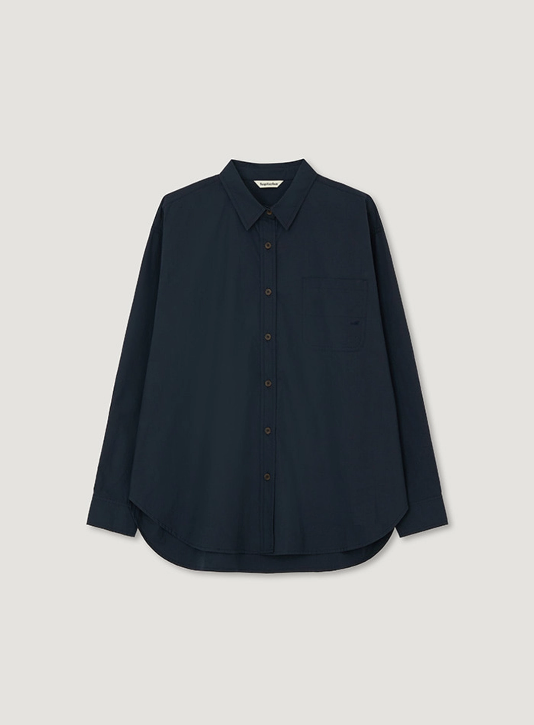 망고매니플리즈 DUONO COTTON SHIRT_NAVY 상품 이미지 3