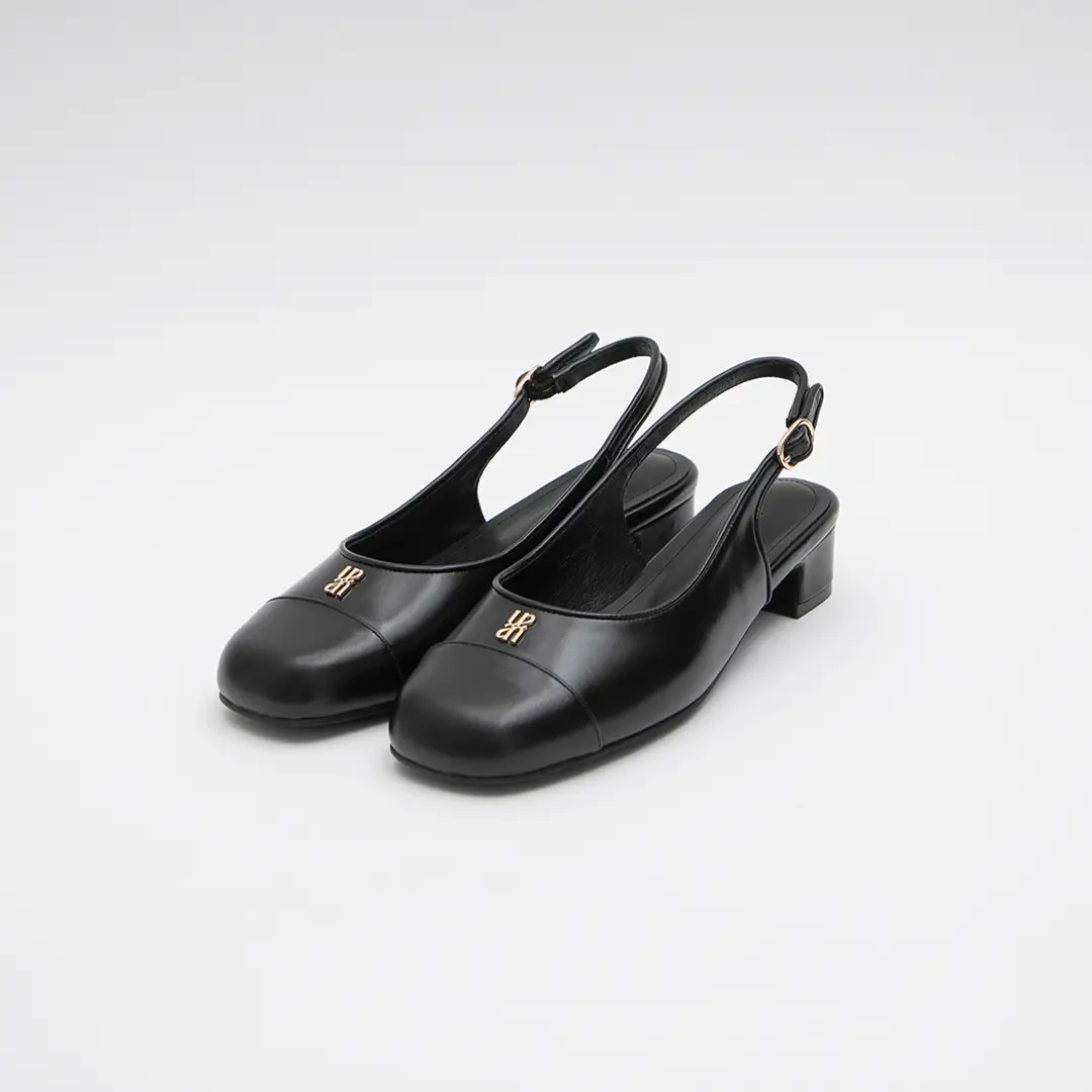 아뜰리에 나인 (SH-3445)REAL LEATHER SYMBOL LOGO SLING BACK 상품 이미지 2