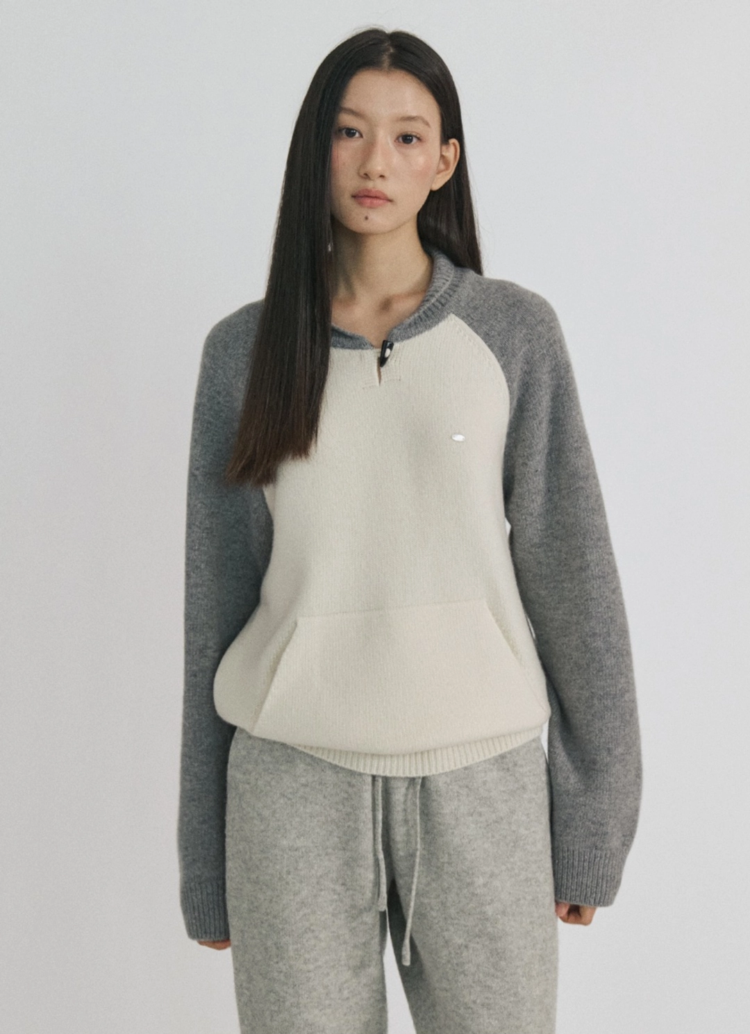 스텝어라운드 Cashmere Shawl Collar Toggle Knit_GREY 상품 이미지 2