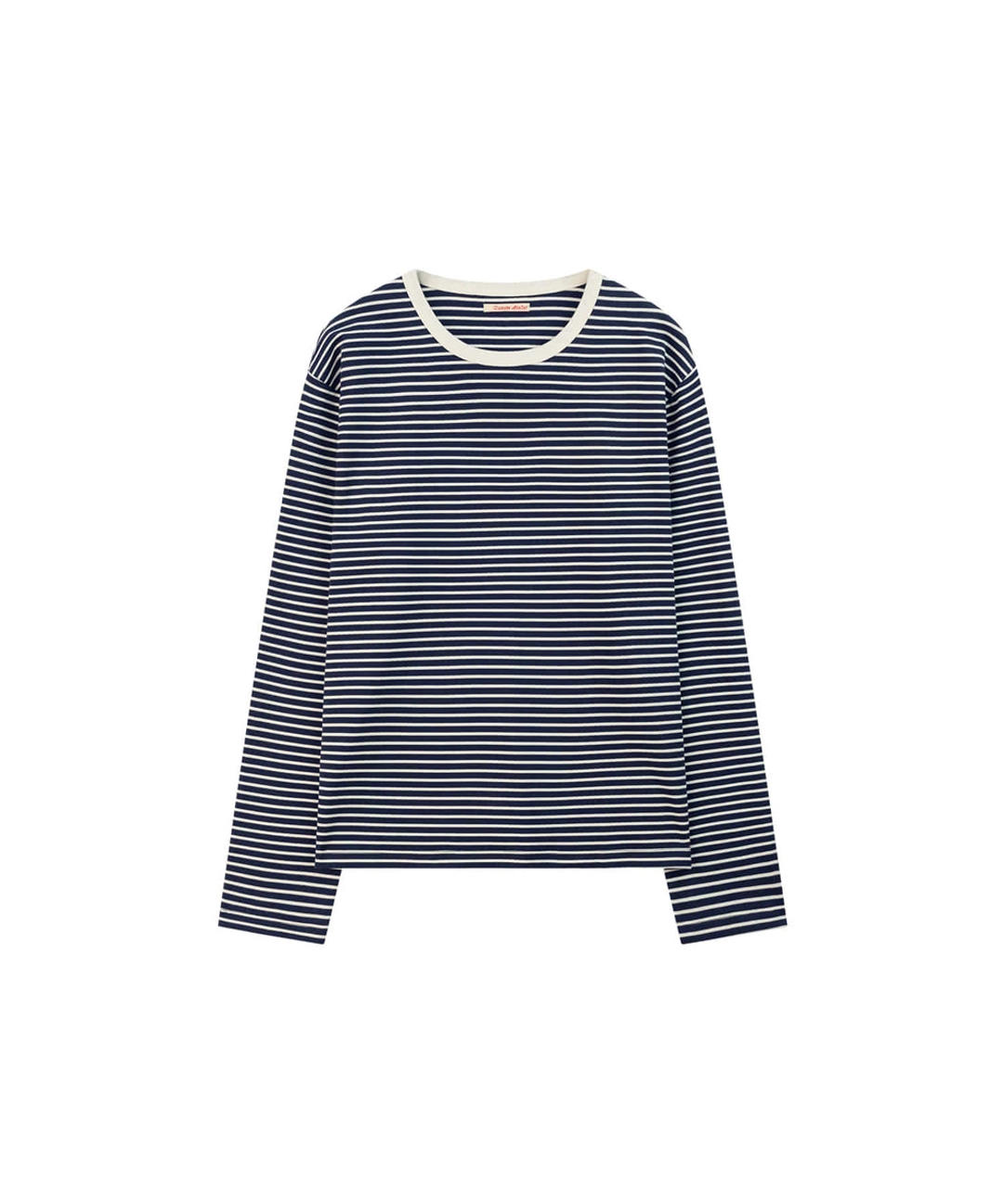 반원 아뜰리에 A3546 스트라이프 라운드 티셔츠_Navy 상품 이미지 1
