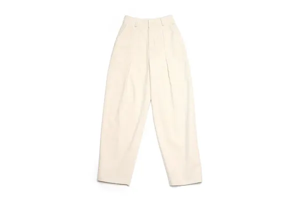 Lizy Corduroy Pants - Cream