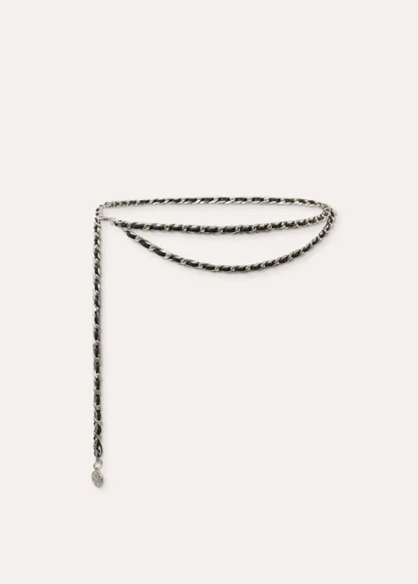 CHIXLABEL H 리엘 체인 벨트 - Silver