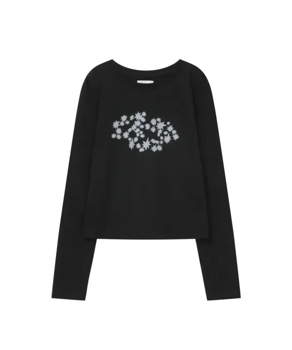Midnight star long sleeves BLACK