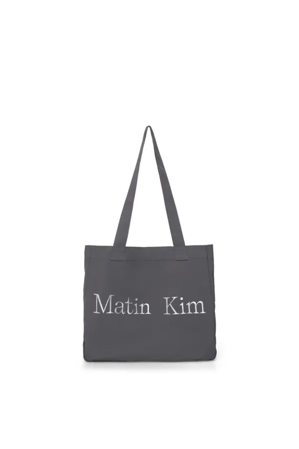 MATIN FABRIC BIG ECOBAG IN CHARCOAL