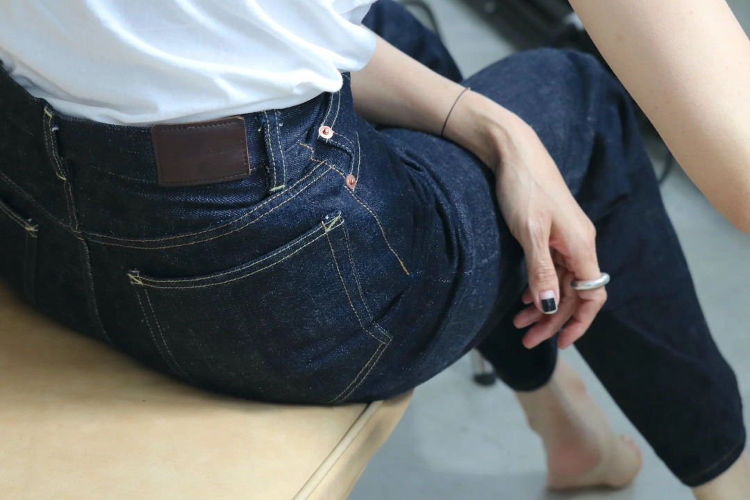 후미카우치다 Selvedge Denim Straight Pants 상품 이미지 3