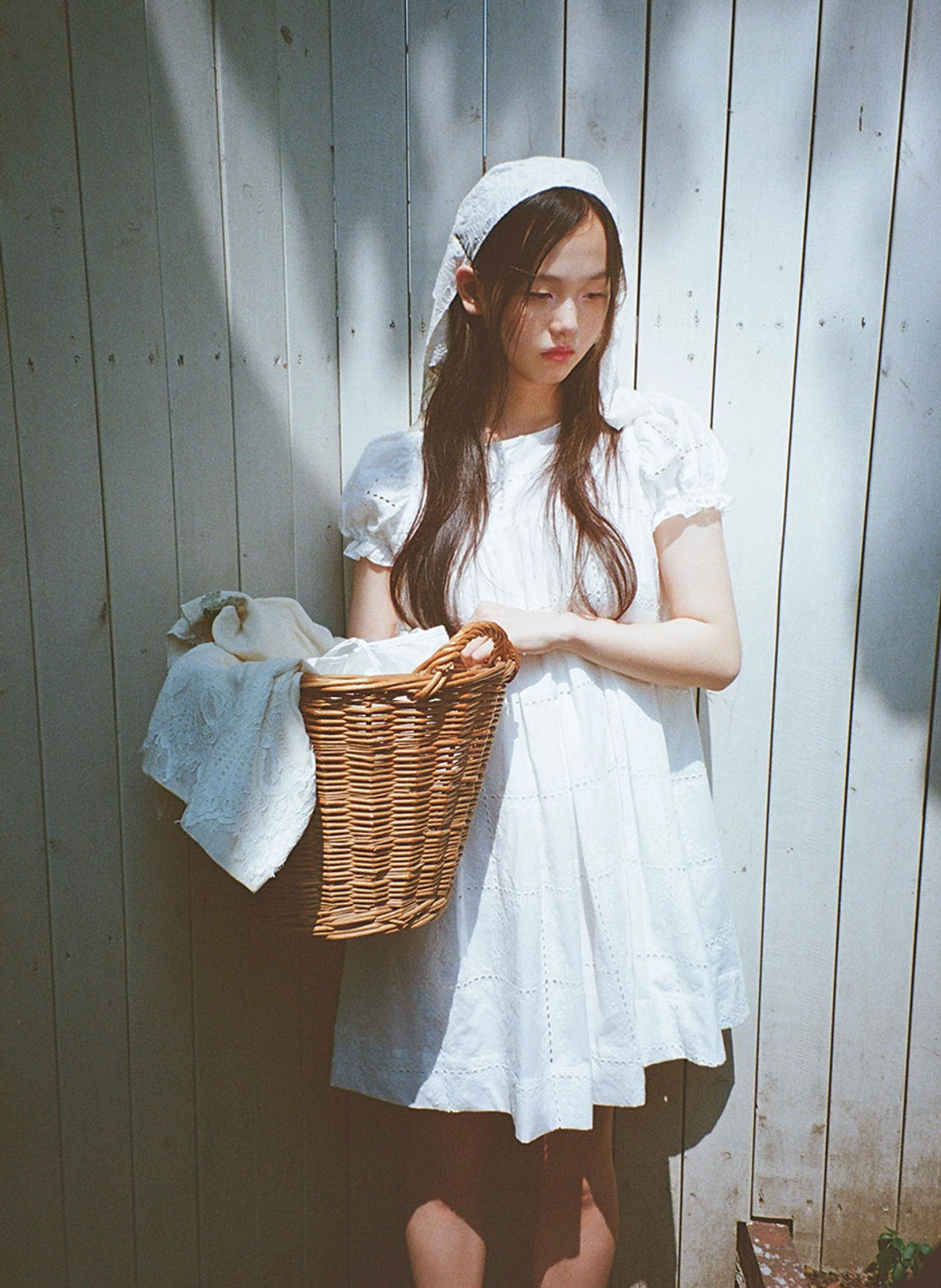 루루서울 Laundry Lace Mini Dress (White) 상품 이미지 2