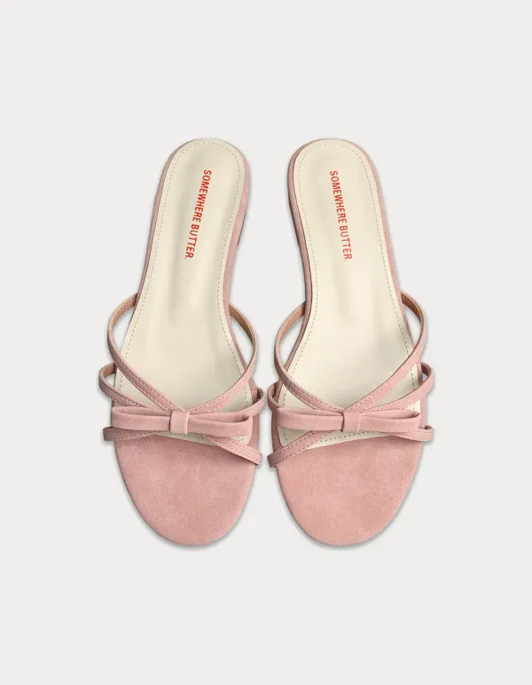 6.12 출고  Sally Ribbon Mule - Pink