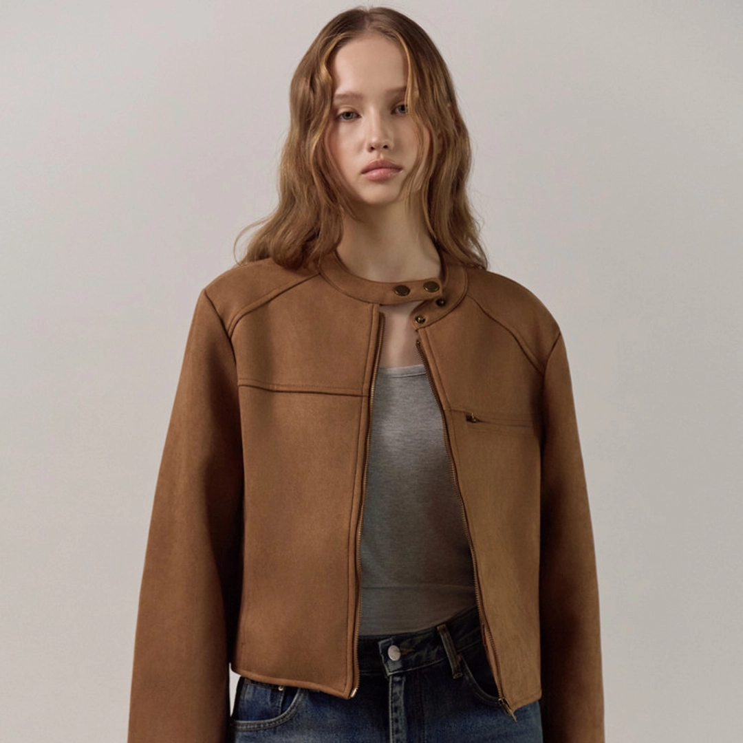 엘리오티 Suede Zip-up Jacket_3Color 상품 이미지 3