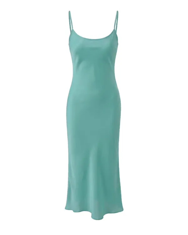 SILK WING DRESS (MINT)