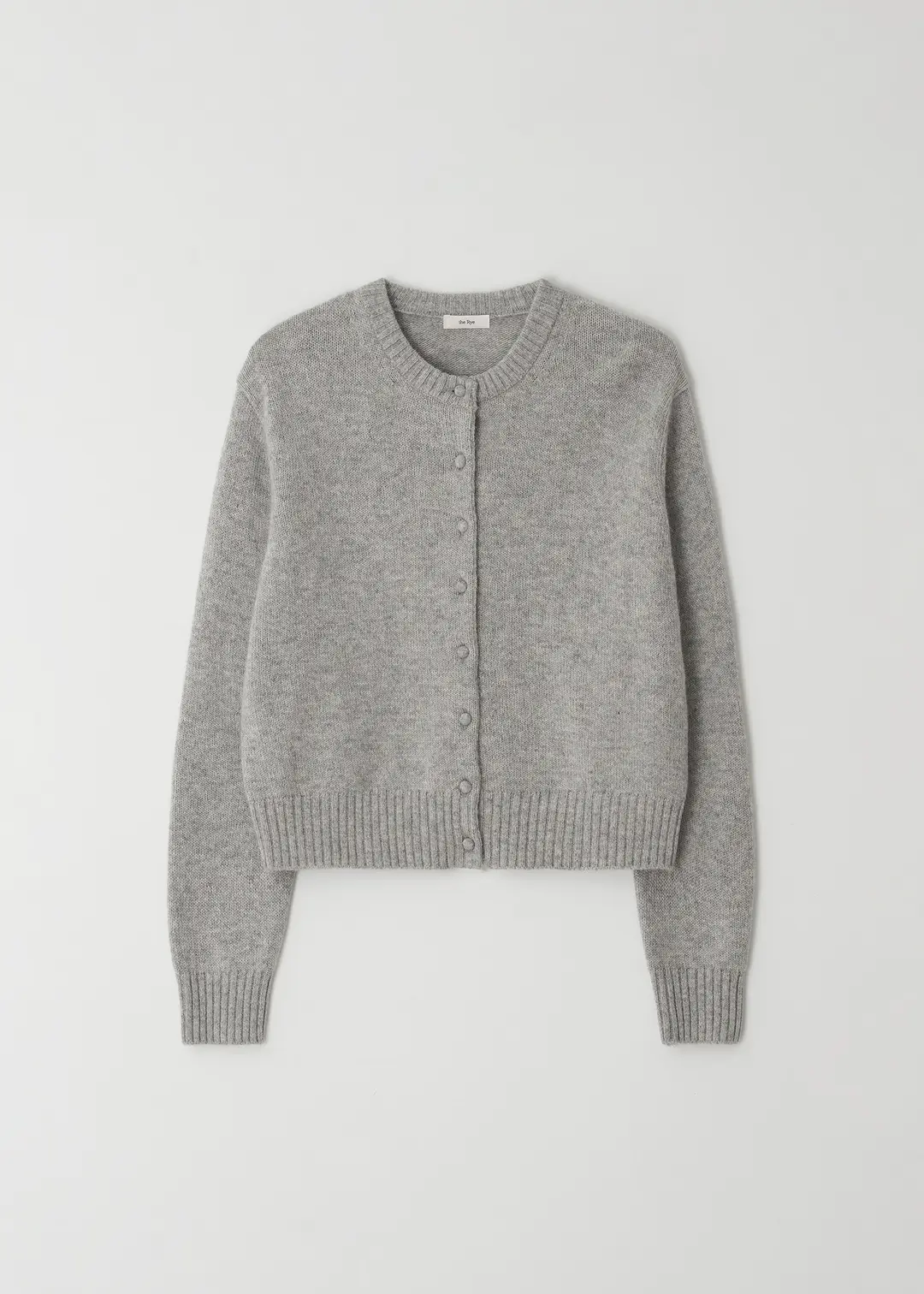 더라이 Alpaca Round Cardigan(Grey) 상품 이미지 3