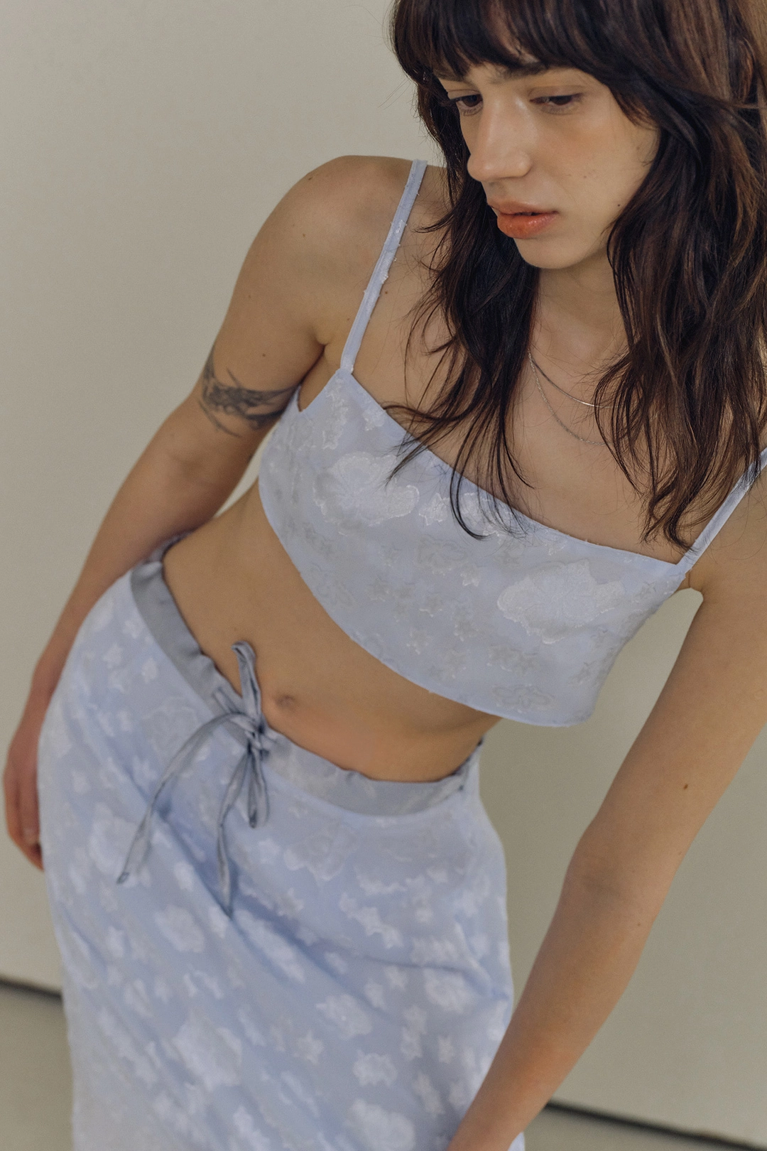 포지프레클즈 Whisper Bustier_Mist Blue 상품 이미지 2