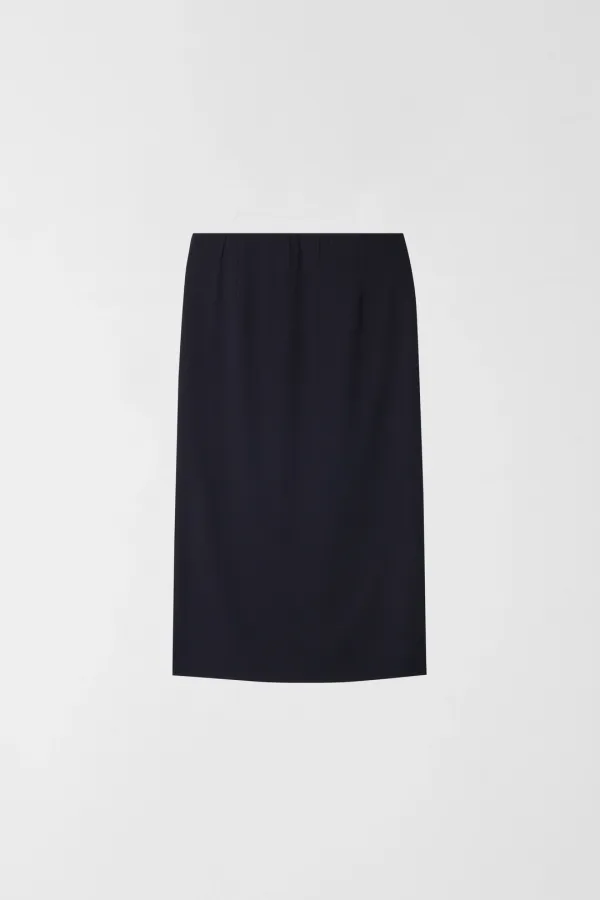 BIAS BAND LONG SKIRT_NAVY_OE2C2MSK41NYA