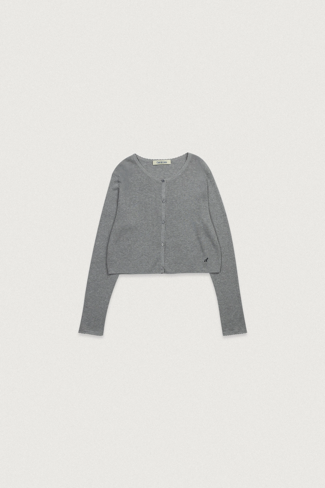 샤드라마 VISCOSE RIBBED CARDIGAN 상품 이미지 1