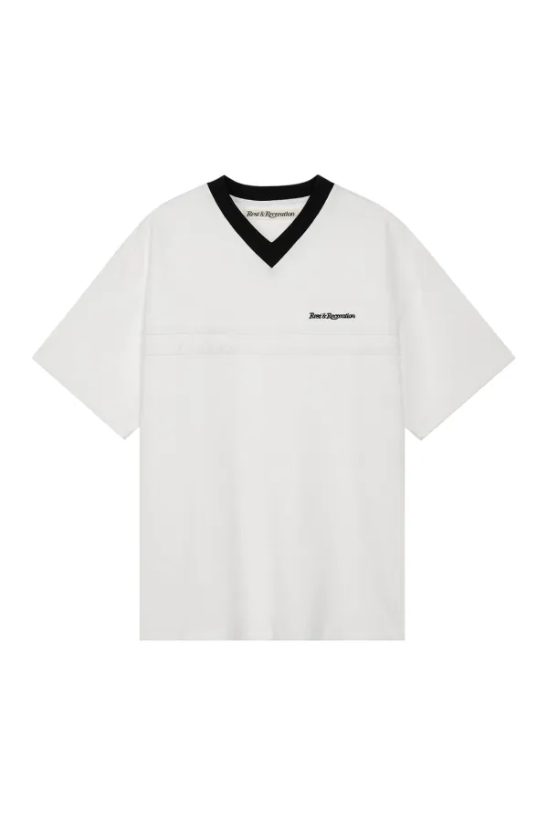 COLORATION JERSEY TOP - WHITE