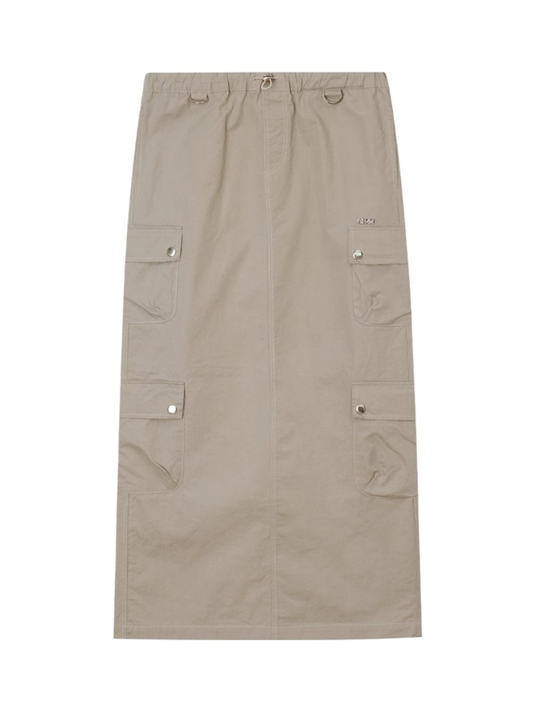 크랭크 WASHED CARGO MAXI SKIRT_BEIGE 상품 이미지 3