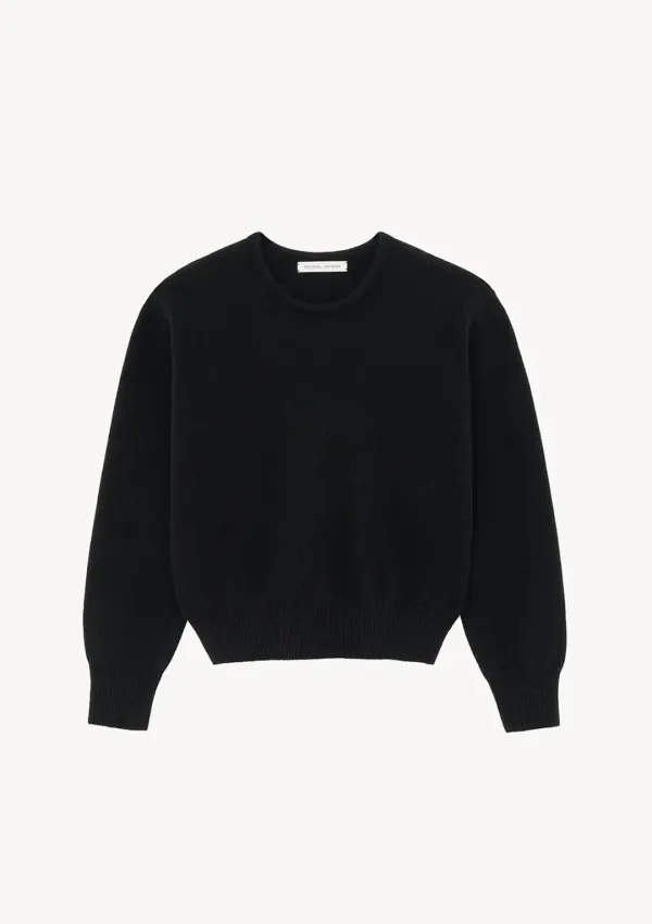 Basic Round Knit in Black