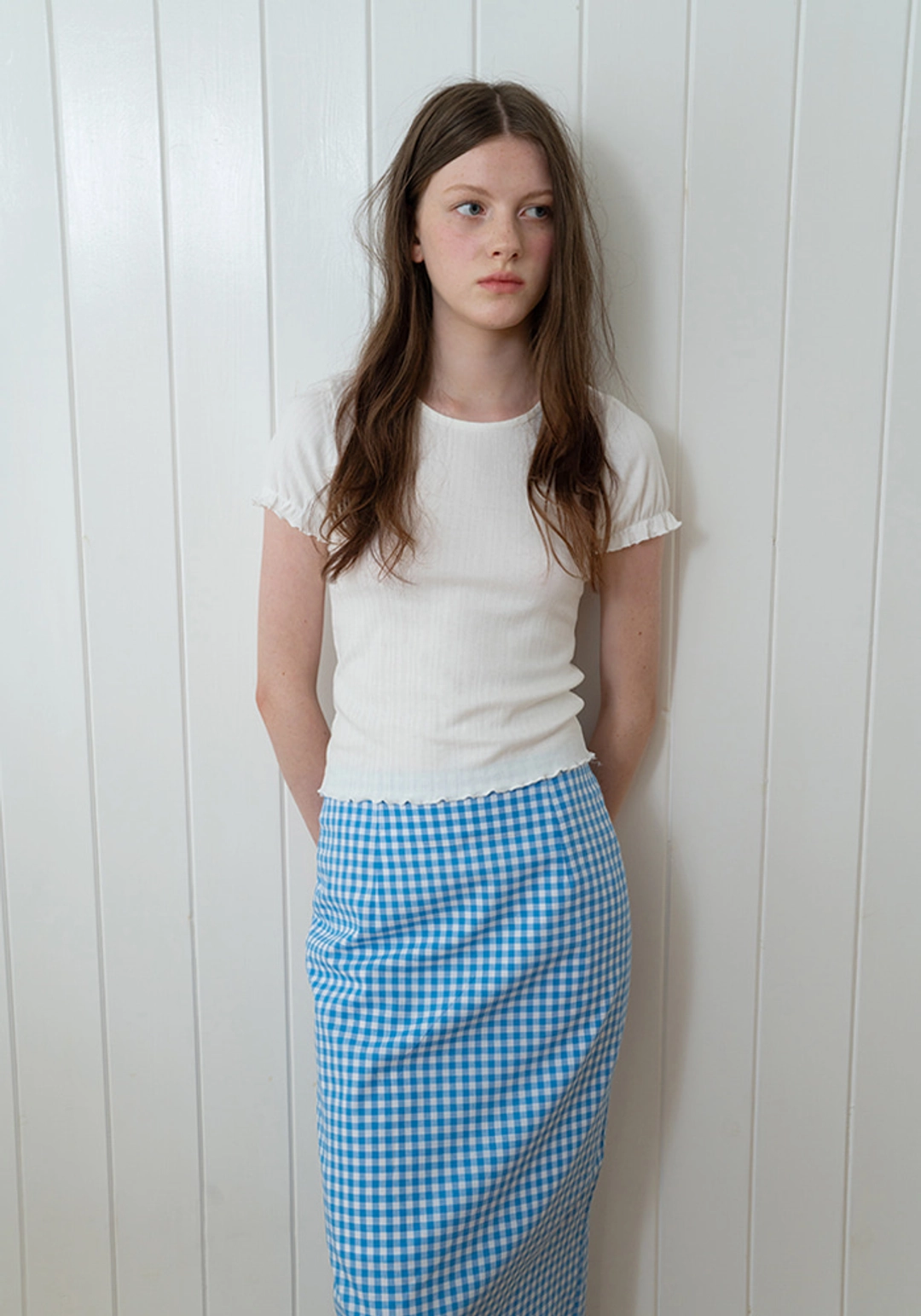 이브세이지 [1차 리오더] Eyelet tee (Ivory) 상품 이미지 1
